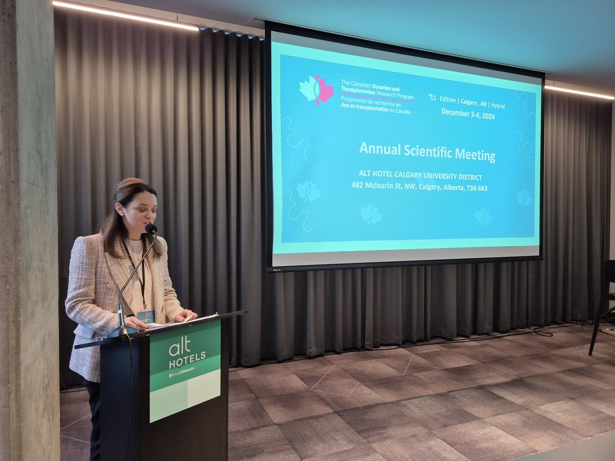 CNTRP's tweet photo. CDTRP's 11th Annual Scientific Meeting kicks off in Calgary, Alberta!

The program has been developed by the CDTRP Annual Scientific Meeting Planning Committee, co-chaired by Dr. Jonathan Choy and Dr. Chantal Bémeur.  

#CDTRP 
#TransplantResearch
#OrganDonation https://t.co/kkdaHK9oo9