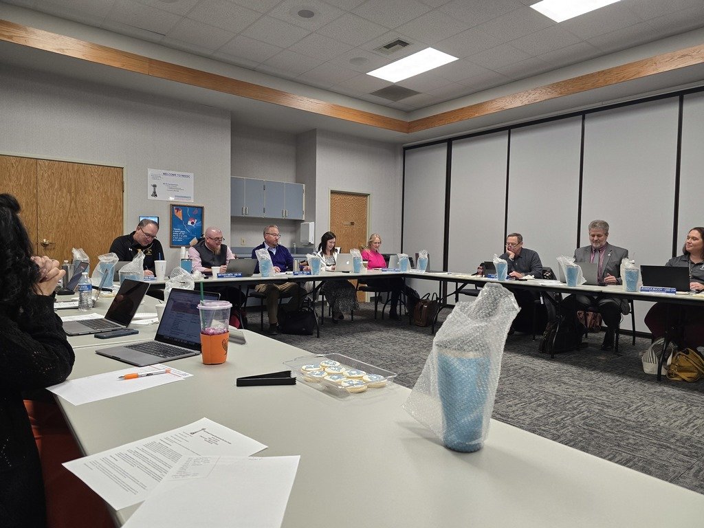 Good representation of our NWKS districts at NKESC Admin Council this morning in Oakley. <a href="/swplains/">Southwest Plains</a> <a href="/KimberlyMauk/">Kimberly Mauk</a>, <a href="/davidlyounger/">Dave Younger</a>, <a href="/NKESCDF/">NKESC Developmental Fair</a>