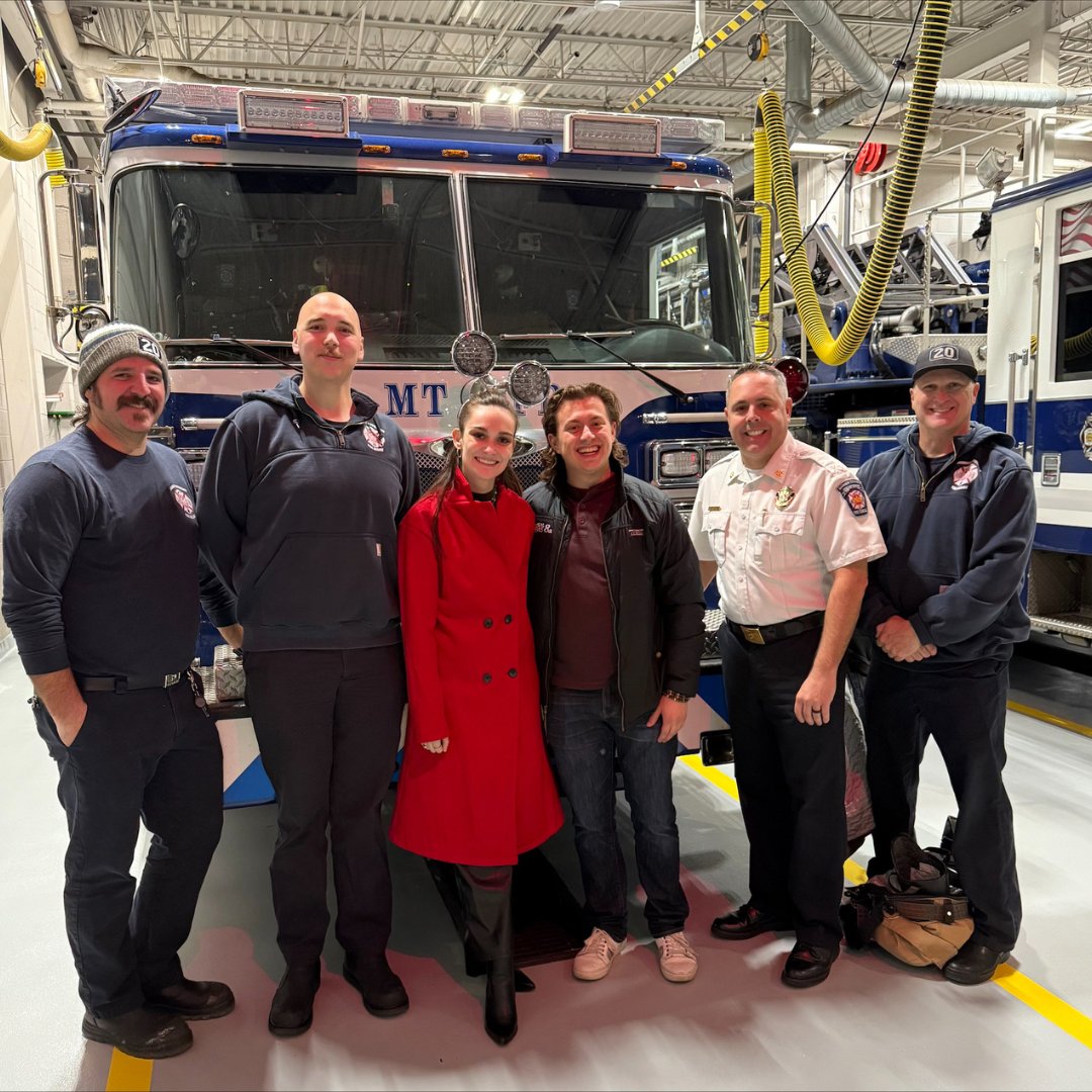 Thank you to <a href="/WGAL/">WGAL</a> anchor, McKenna Alexander, for stopping by MTFR and learning about Holiday Fire Safety from Chief Little and the staff at Truck 204.

News segment - wgal.com/.../firefighte…

#ManheimTownship #MTFireRescue