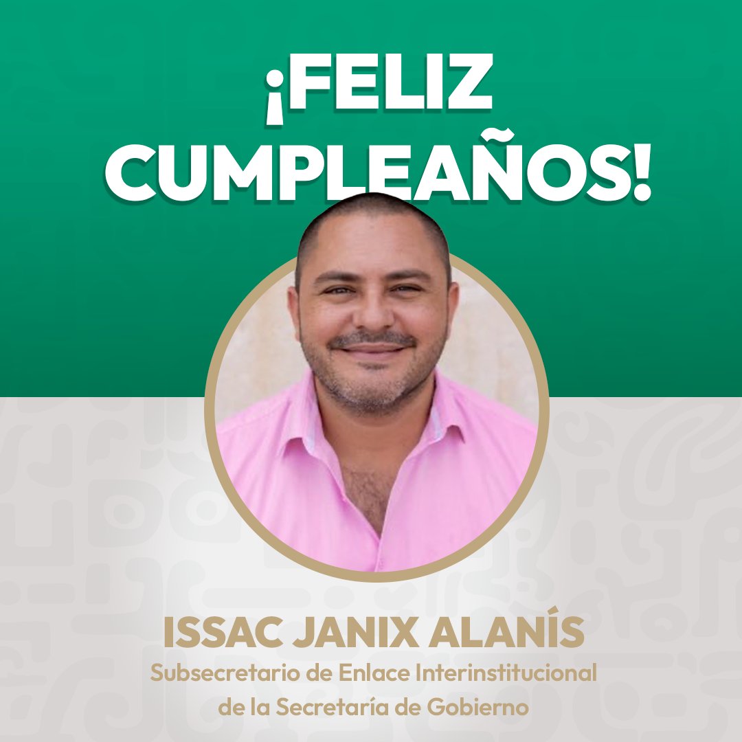 Renán Sánchez Tajonar (@renansanchez_) on Twitter photo ¡Felicidades, amigo <a href="/issac_janix/">Issac Janix</a>! Que disfrutes mucho tu día y sigas cosechando éxitos. Un fuerte abrazo. ¡Felicidades, amigo <a href="/issac_janix/">Issac Janix</a>! Que disfrutes mucho tu día y sigas cosechando éxitos. Un fuerte abrazo.