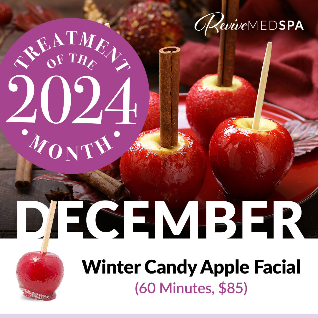 ECSReviveMedspa's tweet photo. Fall in love this winter with this refreshing &amp; hydrating facial!  This facial includes an apple hydrating mask followed by a candy apple arm &amp; hand massage.  Give yourself the gift of a healthy glow and slide into the holiday season with stunning, shimmering skin! (570) 664-7171 https://t.co/klVporO3mt
