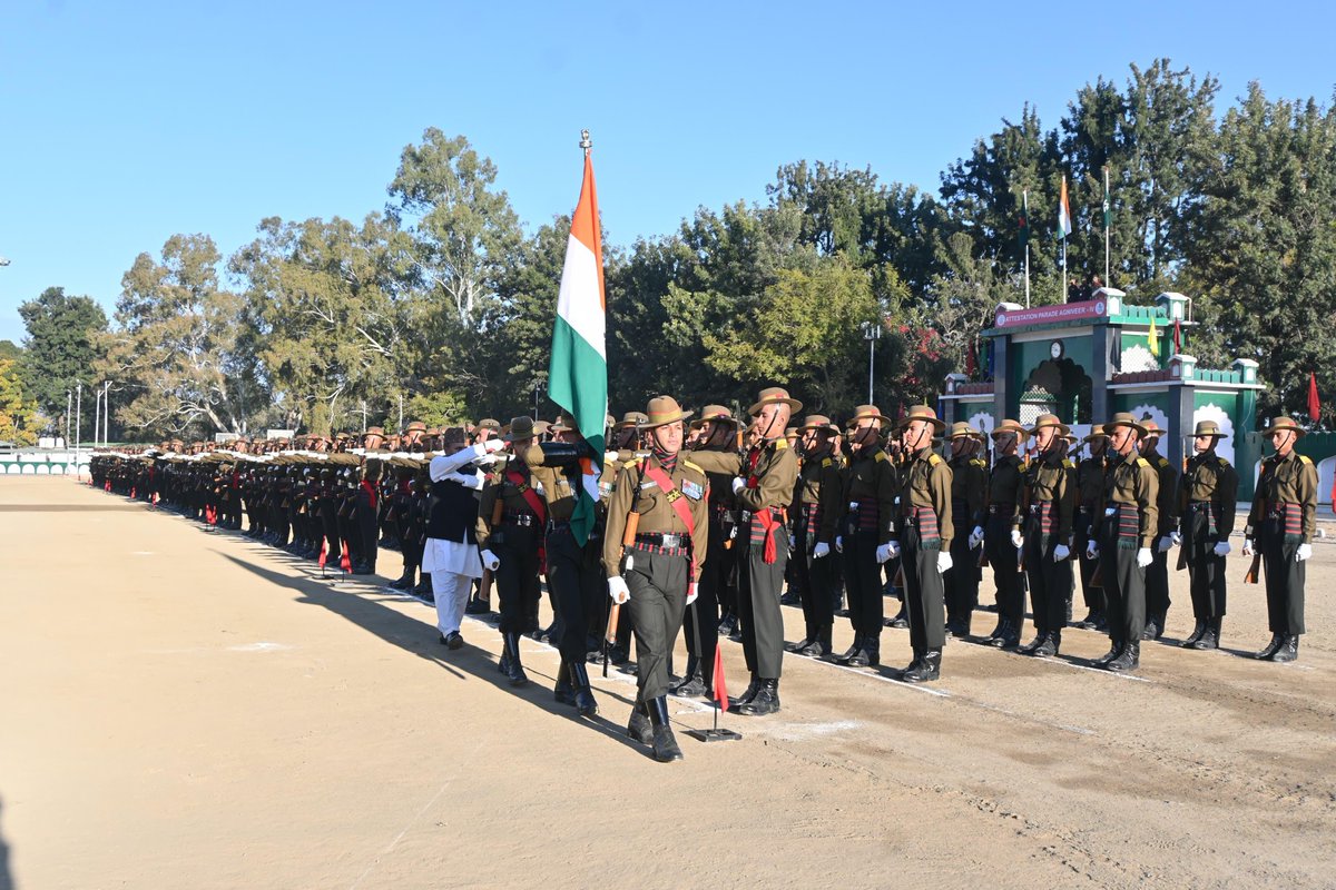 westerncomd_IA's tweet photo. #InServiceOfNation
In an impressive parade held at the historic Salaria Stadium at 14 GTC #Subathu, 307 #Agniveers passed out after successful completion of their training. The impeccable military parade displayed their high standards of training.
@adgpi
@prodefencechan1 https://t.co/8K6yXsxSyP