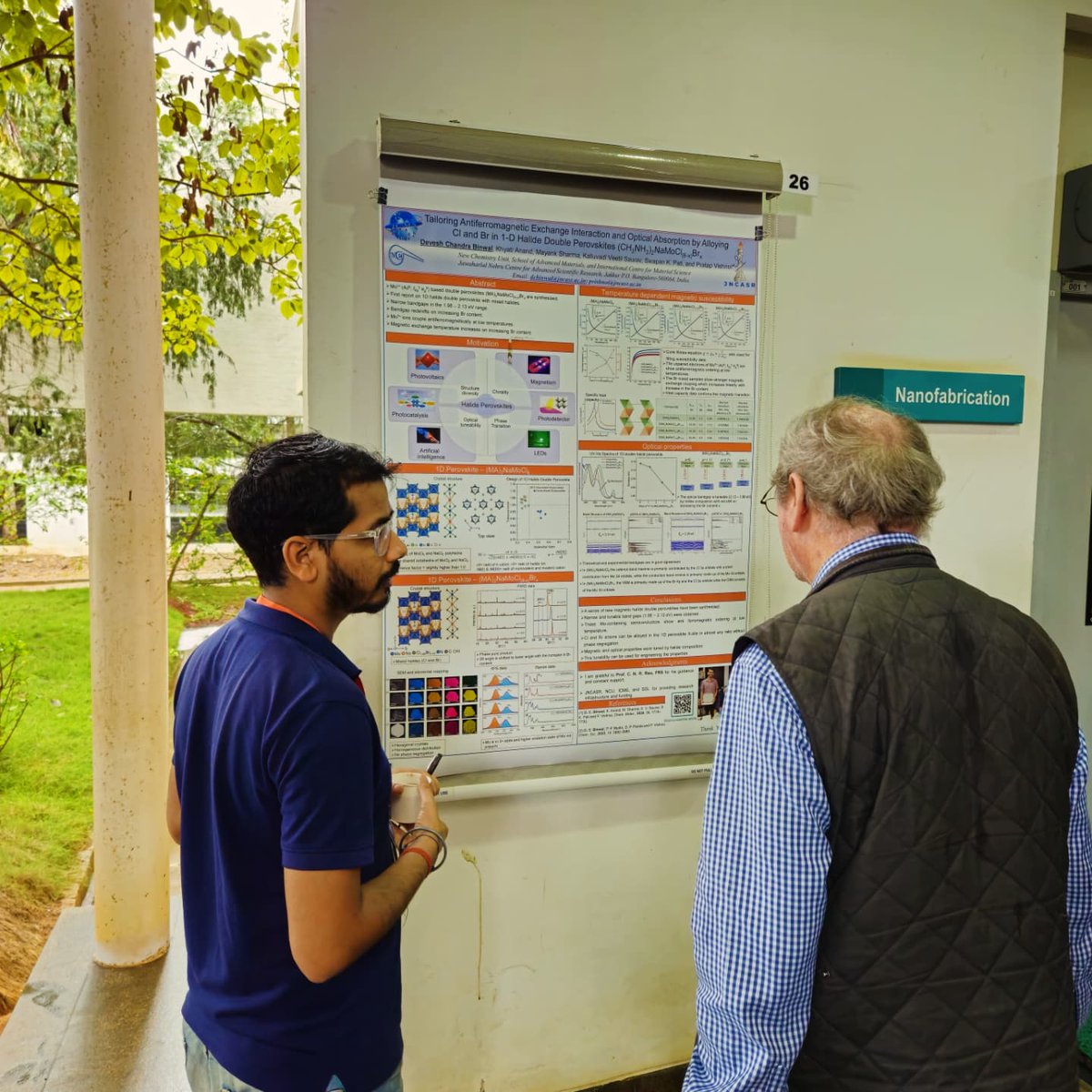 Devesh Binwal (@devbinwal) on Twitter photo The International Winter School 2024 <a href="/JNCASR/">JNCASR Bangalore</a> has been truly inspiring and motivating. I presented my poster-here are some glimpses of it. It’s an amazing feeling when pioneers in the field show interest in your work!
#Perovskite #JNCASR #Science #Research #Materials" The International Winter School 2024 <a href="/JNCASR/">JNCASR Bangalore</a> has been truly inspiring and motivating. I presented my poster-here are some glimpses of it. It’s an amazing feeling when pioneers in the field show interest in your work!
#Perovskite #JNCASR #Science #Research #Materials"