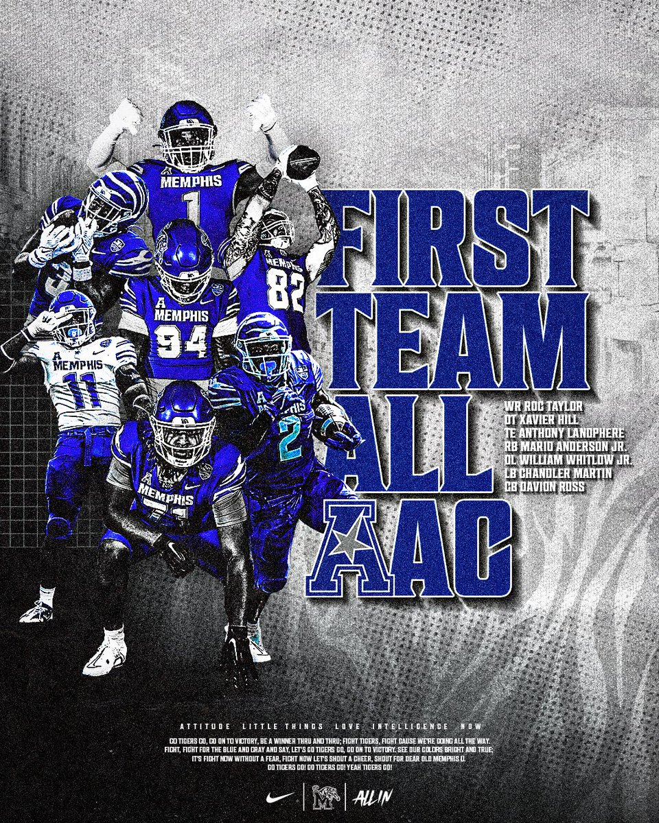 𝗙𝗶𝗿𝘀𝘁 𝗧𝗲𝗮𝗺 𝗔𝗹𝗹-𝗔𝗔𝗖

#ALLIN | #GoTigersGo

📰 gotigersgo.me/4gdnjRt