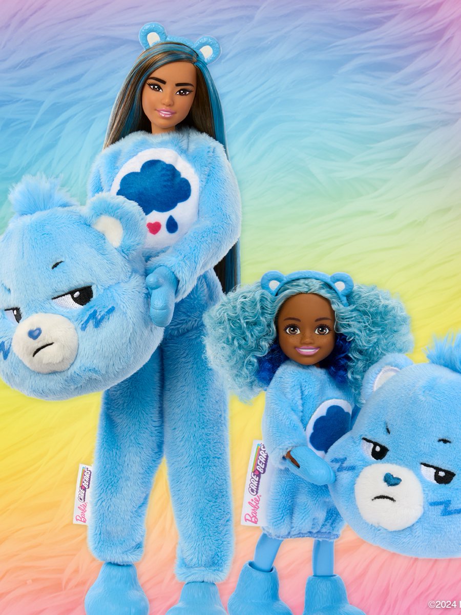 Can you bear the cuteness? 🧸💖🌈 
Reveal a world of friendship fun with <a href="/Barbie/">Barbie</a> and Chelsea Cutie Reveal Care Bears! 
Available now at select retailers. #Barbie