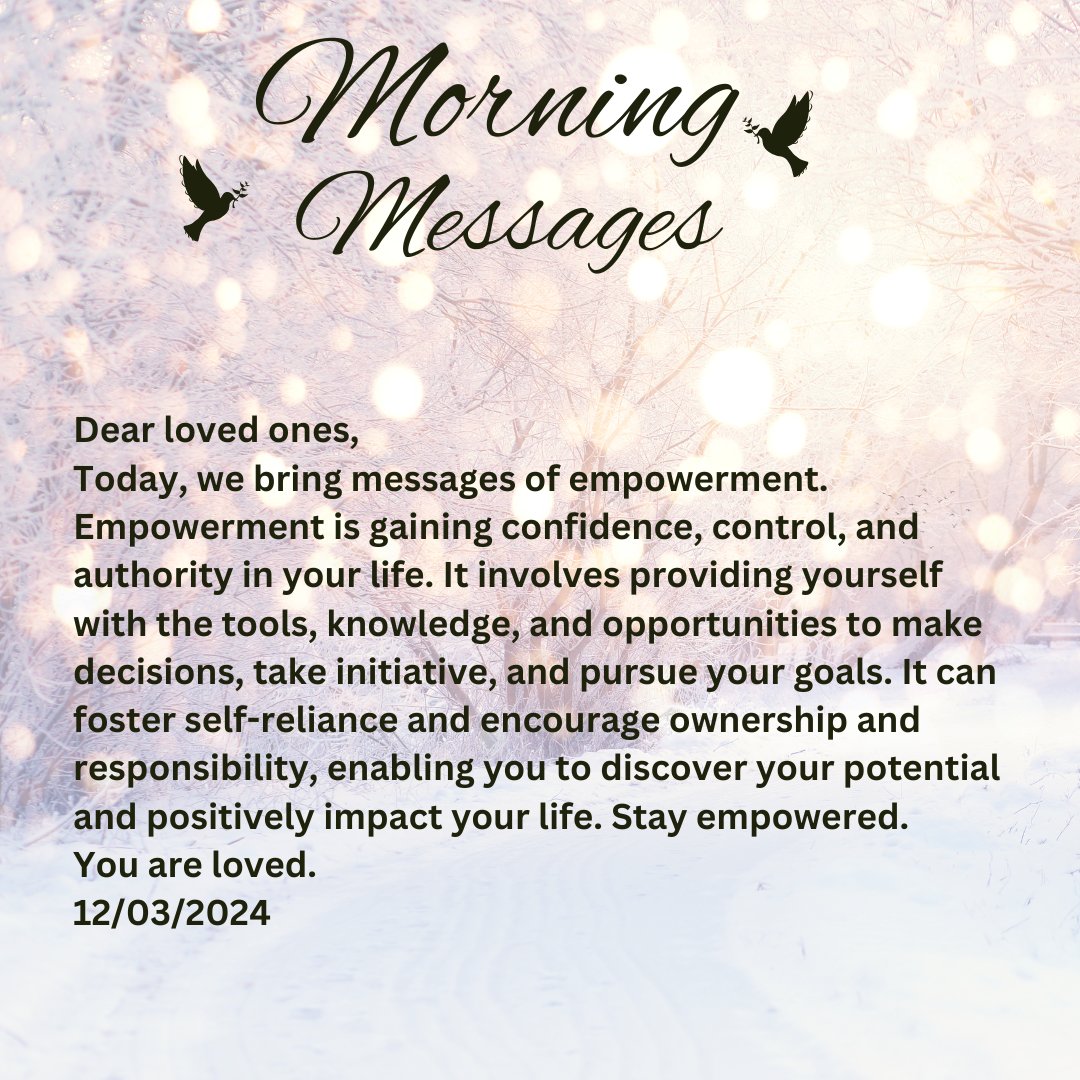 joykinga's tweet image. How does your personal empowerment show up for you? #morningmessage