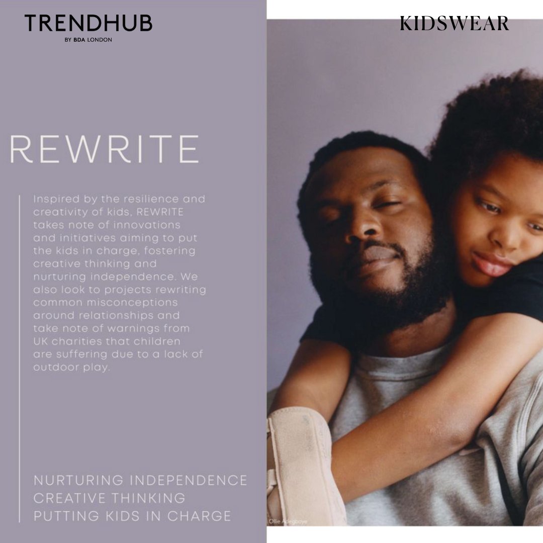 BDALONDON's tweet photo. #SS26 #KIDSWEAR #REWRITE 

This season, REWRITE celebrates the resilience and creativity of kids, inspiring a fresh approach to children’s fashion.

#Trends #TrendForecasting #FutureFashion #fashion #retail #trend #forecast #reports #kidsfashion https://t.co/ZxN7nJGEE9