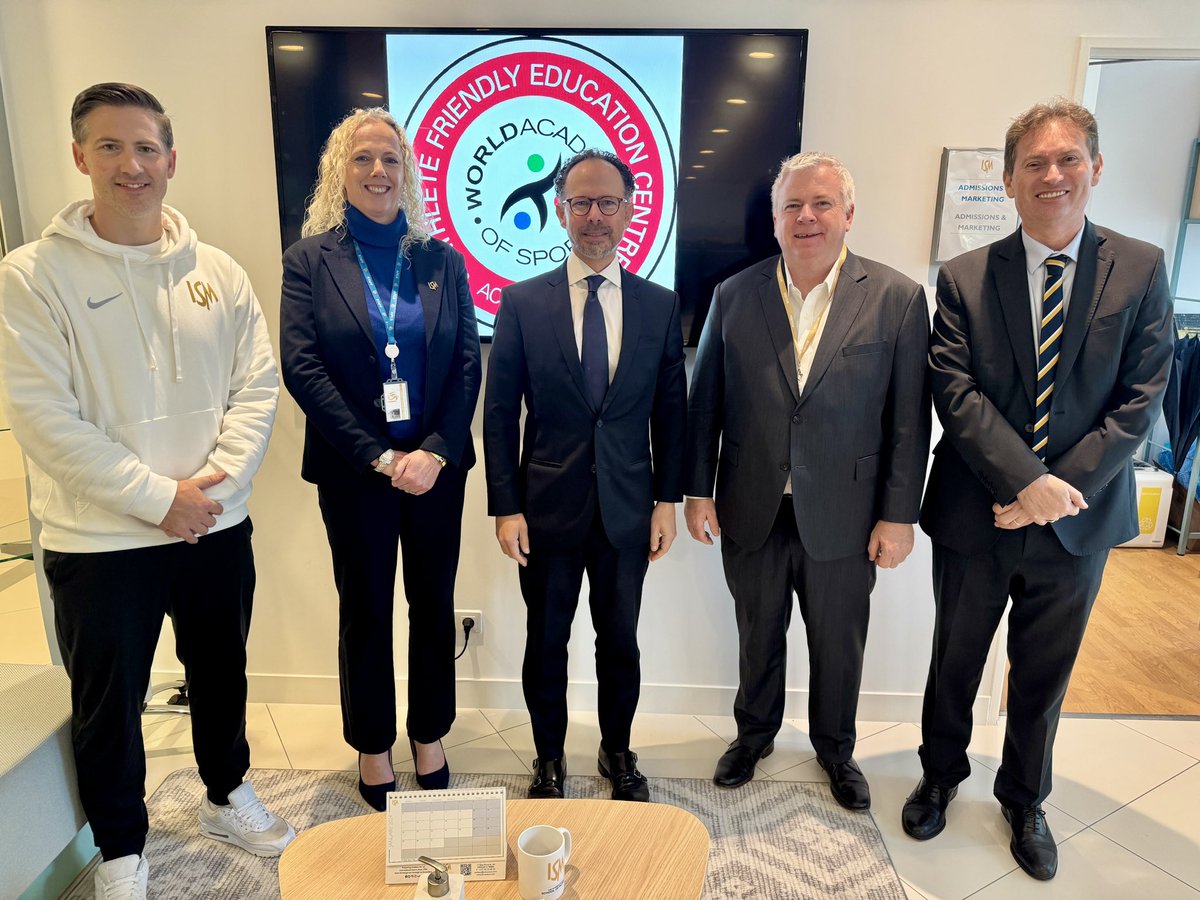 ISMonaco's tweet image. 🌟 Honoured to welcome Mr. Chris Solly, Director of @WAoSport, to ISM today! #WAoS recognises ISM as a leader in supporting high-performing student-athletes. Exciting discussions included enhanced wellbeing support &amp;amp; the 2025 ISM &amp;amp; WAoS Tennis Championships! 🎾⚡️#athletefriendly
