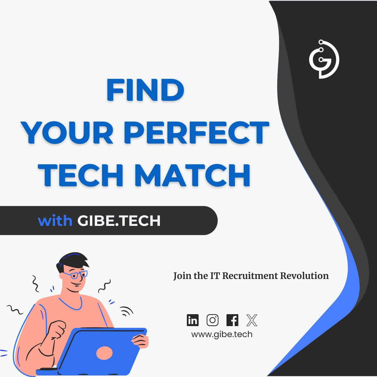 GIBE_TECH's tweet photo. 🎉 Big News from https://t.co/eBtPcMDHTs! 🚀
Join the IT recruitment platform—FREE during MVP!
🌟For:
• Developers: Find jobs.
• Recruiters: Discover talent.
• Companies: Build teams fast.
👉Sign up: https://t.co/FrxqcCytuW
Let’s innovate together!🌟
#GibeTech #TechRecruitment https://t.co/CByus82WKF