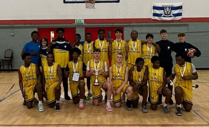 ColChuChulainn's tweet photo. 2nd year in a row winning North East U 19 Basketball Final. Ballyjamesduff gave us a good run. 57 - 52. @LouthMeathETB https://t.co/vY3xz8p0og