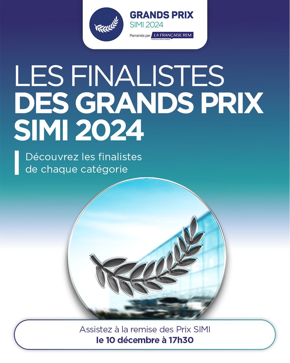 Salon SIMI (@salonsimi) on Twitter photo Les Grands Prix SIMI récompensent les réalisations les plus innovantes développées par les acteurs de l’immobilier français 🏆
Il est temps de vous dévoiler les réalisations ayant décroché une place en finale des Grands Prix SIMI 2024.
On vous les présente ? ⤵️ Les Grands Prix SIMI récompensent les réalisations les plus innovantes développées par les acteurs de l’immobilier français 🏆
Il est temps de vous dévoiler les réalisations ayant décroché une place en finale des Grands Prix SIMI 2024.
On vous les présente ? ⤵️