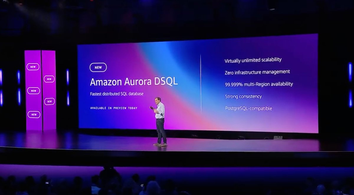 jeremy_daly's tweet image. It's finally here! Amazon Aurora DSQL might just be the future of distributed SQL databases. #serverless 🙌🚀