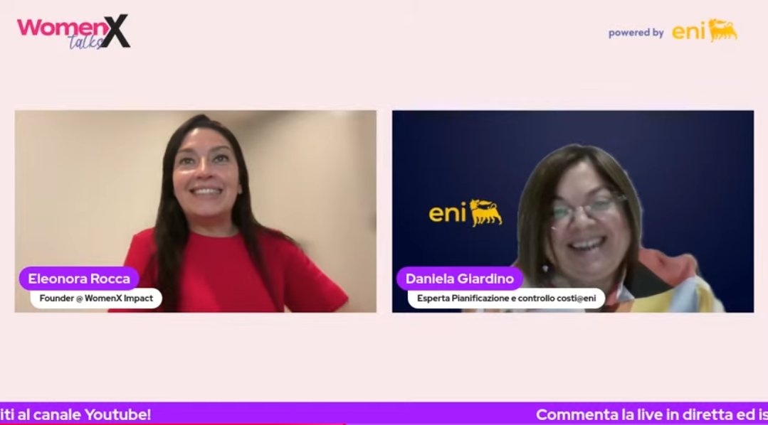 Con noi sul palco virtuale:

🎤Daniela Giardino Esperta in Pianificazione e Controllo costi presso la Bioraffineria di Gela S.p.A.

#womenxtalk