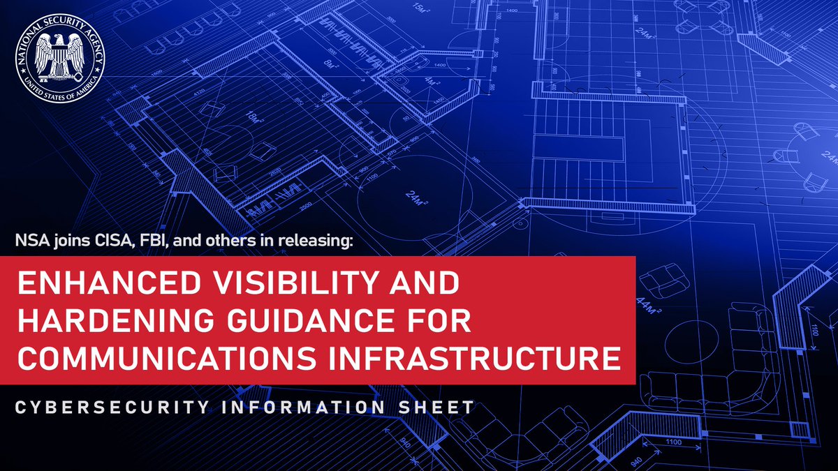 Defend your enterprise network against a current threat. Follow our joint guidance to bolster network visibility, harden devices, and strengthen your defenses against a PRC-affiliated actor who has targeted global telecommunications providers. nsa.gov/Press-Room/Pre…