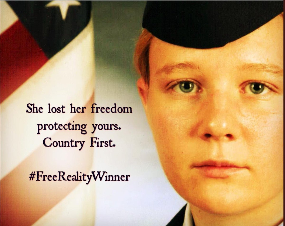 LindaKWS1's tweet photo. @cy_guevara @MacFarlaneNews @reazlepuff @VP @POTUS @WhiteHouse @SenWhitehouse @SenSanders @SenWarren @JoeBiden @FLOTUS @DrBiden @KamalaHarris #SaveReality #RealityWinner #Pardon @POTUS https://t.co/z2AYmGNZz2