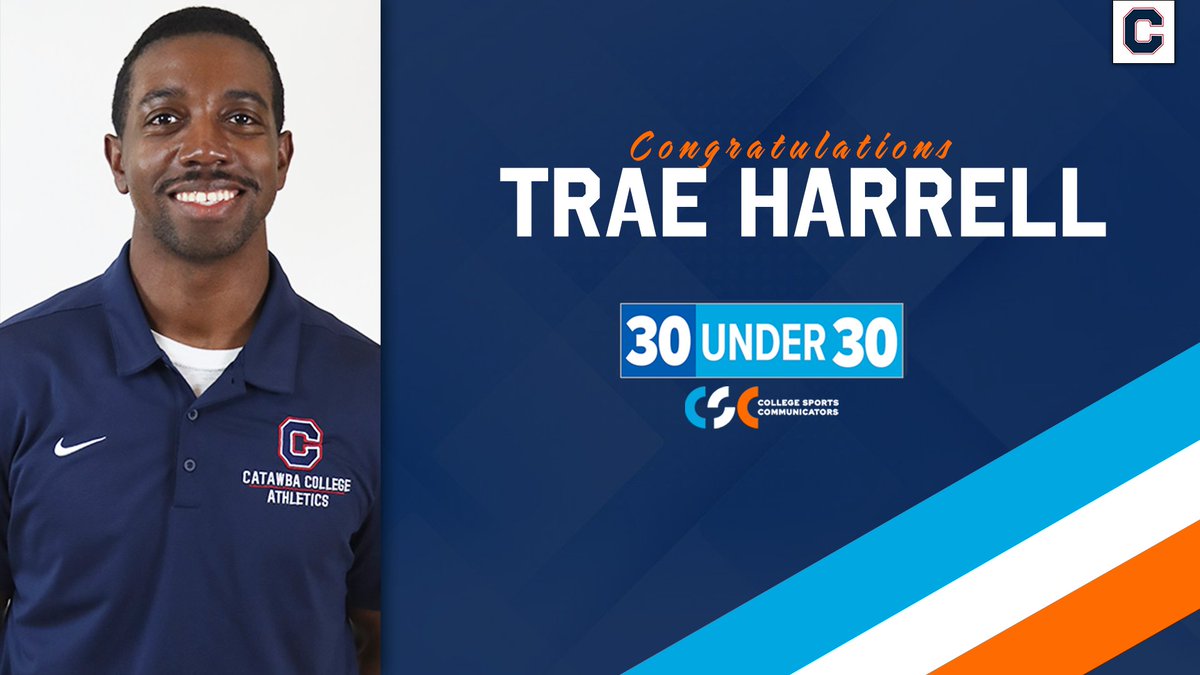 Congratulations, Trae Harrell!

He has been nationally recognized as a member of the  <a href="/CollSportsComm/">College Sports Communicators</a> 30 Under 30 Class of 2024!

Release | bit.ly/3ZkLhTR

#CatawbaCulture