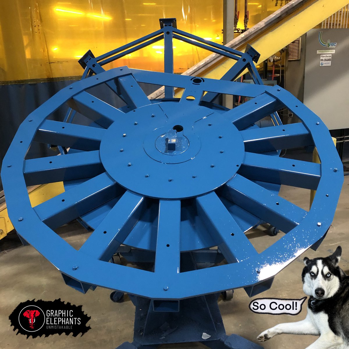 GraphicElephant's tweet photo. Getting to spend time at the @mrcompanies factory is always such a cool experience.
Love that color of blue๐.
.
.
.
#MRPrint #MREquipment #MRScreenPrinting #MRBlueCrew #GraphicElephants #JaxxTheHusky https://t.co/Rd2QKCaSNS