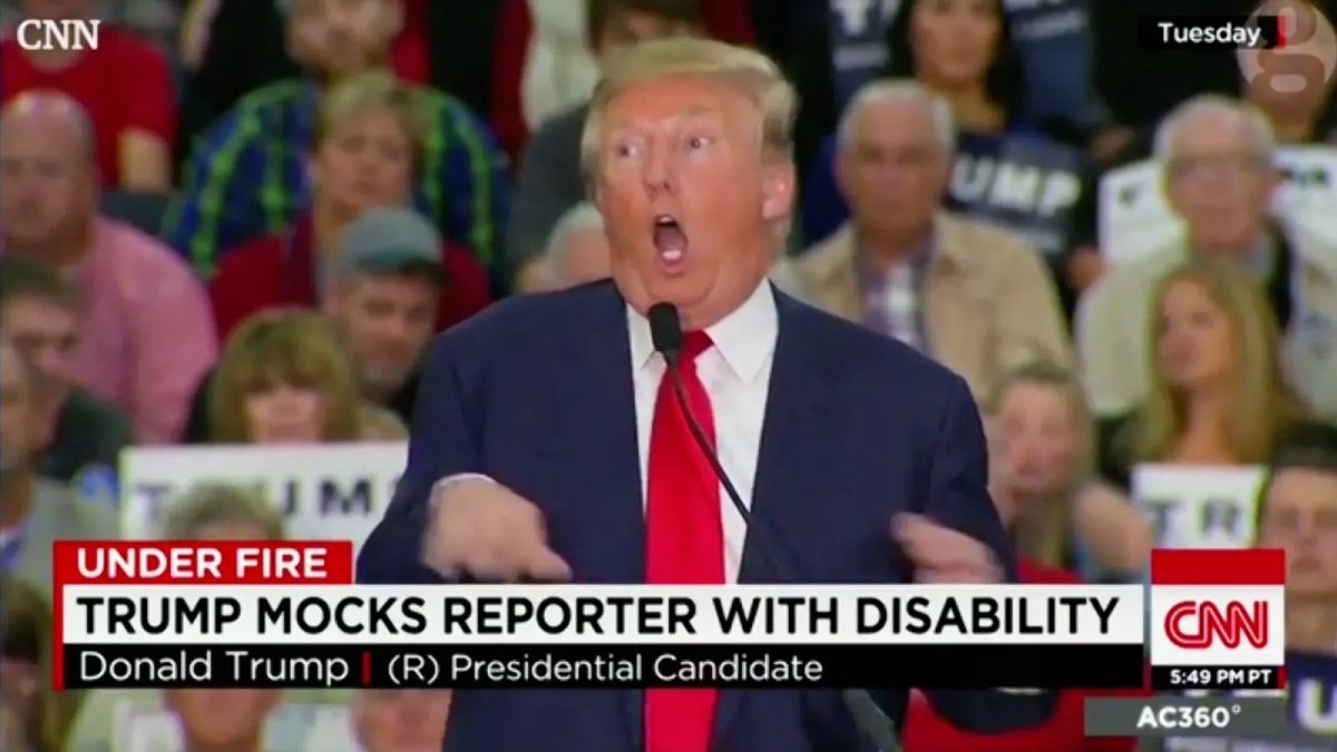 stefansysko's tweet photo. @ever_e_mann @maddenifico Yep...every assertion so very false. The man is proven to be perfect. Mocking someone with a disability? Never! Nor has he EVER called anyone an unflattering name, or lied, or broken a commandment (adultery?). Definitely delusional. https://t.co/vsd7MRg19t
