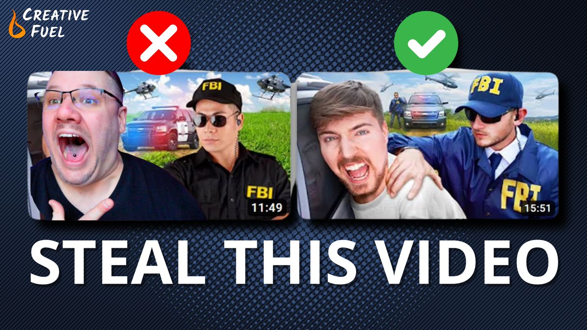 Learn how to legally "steal" viral videos using Creative Fuel AI to create unique content for your channel! 🤖 

Never run out of video ideas again = youtube.com/watch?v=TKIua5… =

Want to turn viral video concepts into your own unique content? This video shows you how to use