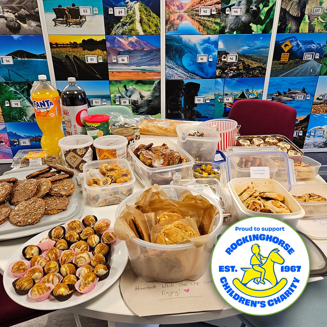 ⚽🎄 Bringing the team together for festive cheer in aid of #RockinghorseCharity. A buffet filled with holiday spirit and goodwill. Who says sports teams don’t love cake? 😉 #SportsEvents #CharitySupport