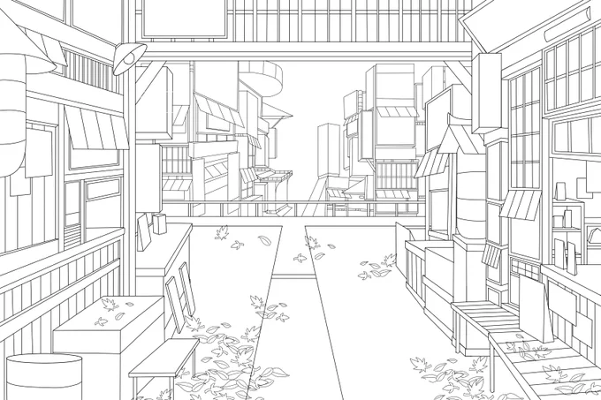 趣味絵の線画～ 
