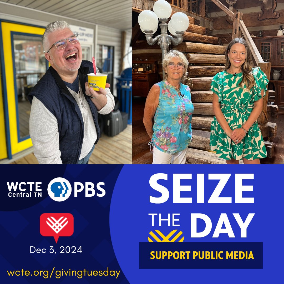 WCTE's tweet image. 🌟 Today’s the day! Giving Tuesday is here! 

🎁 Be part of the movement and give now: wcte.org/givingtuesday.

#GivingTuesday #SupportPBS #WCTEPBS