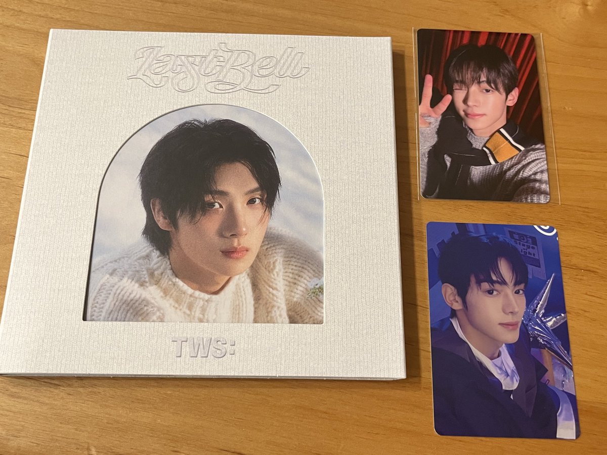 knkk_ak's tweet photo. TWS LastBell Main Compact 封入 特典 ラキドロ　タワレコ　楽天 Rakuten CD トレカ 交換

譲▶︎ヨンジェ（開封済）、ハンジン
求▶︎ドフン　🐺

郵送交換📮 
よろしくお願い致します🙇‍♀️🌟 https://t.co/zxN8yZuZ8Z