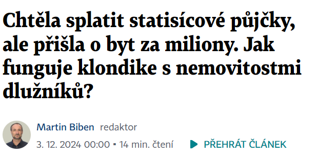 SemSuchar's tweet photo. Tenhle článek (odemčen níže) si přečtěte. Je delší, ale je to obrovský problém, kde se točí miliardy, často tam jsou peníze neznámého původu a zjevně je nějaká motivace, proč to @CNB_cz  a @PolicieCZ odmítá řešit. Moderní výroba bezdomovců a multimilionářů. https://t.co/jxNbcNZtnV