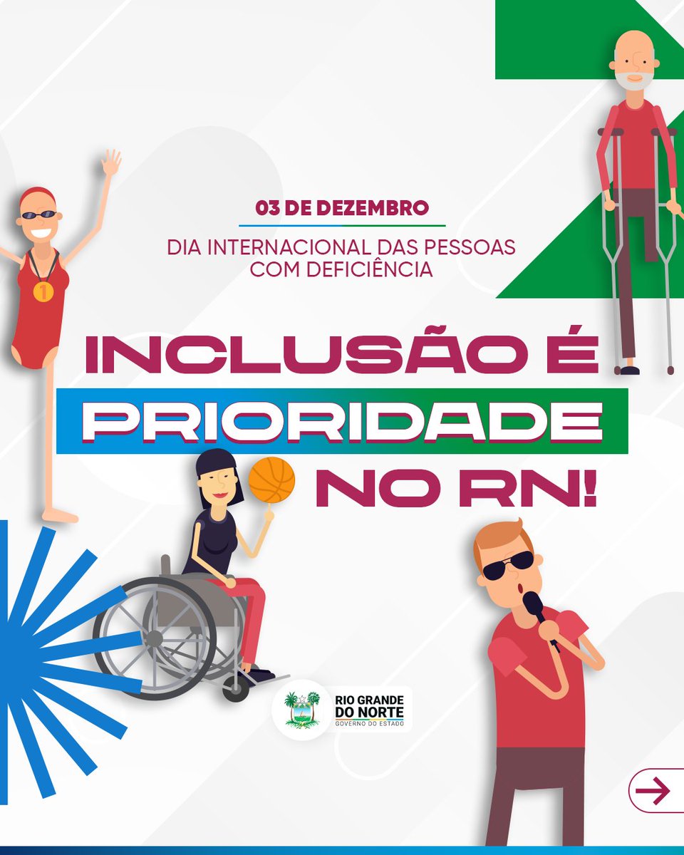 GovernodoRN's tweet image. Inclusão é prioridade no Rio Grande do Norte! 💙 

Com a adesão ao Plano Nacional dos Direitos das Pessoas com Deficiência, o RN avança como referência em políticas públicas inclusivas, garantindo mais dignidade, acessibilidade e oportunidades para todos.  +