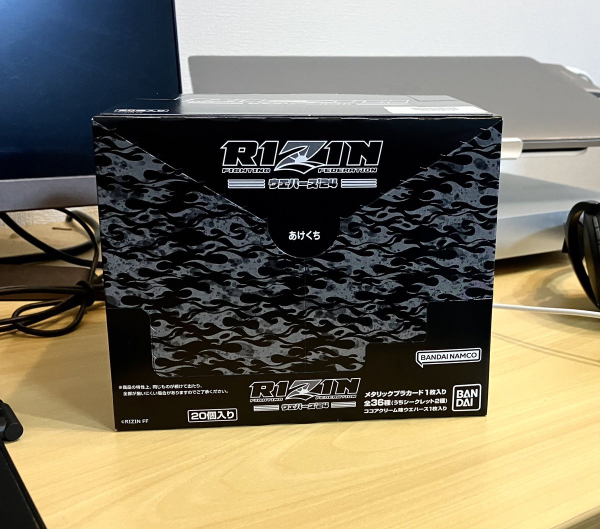 design_kenken's tweet image. キター！週末にゆっくり開封します🤩
#RIZINウエハース