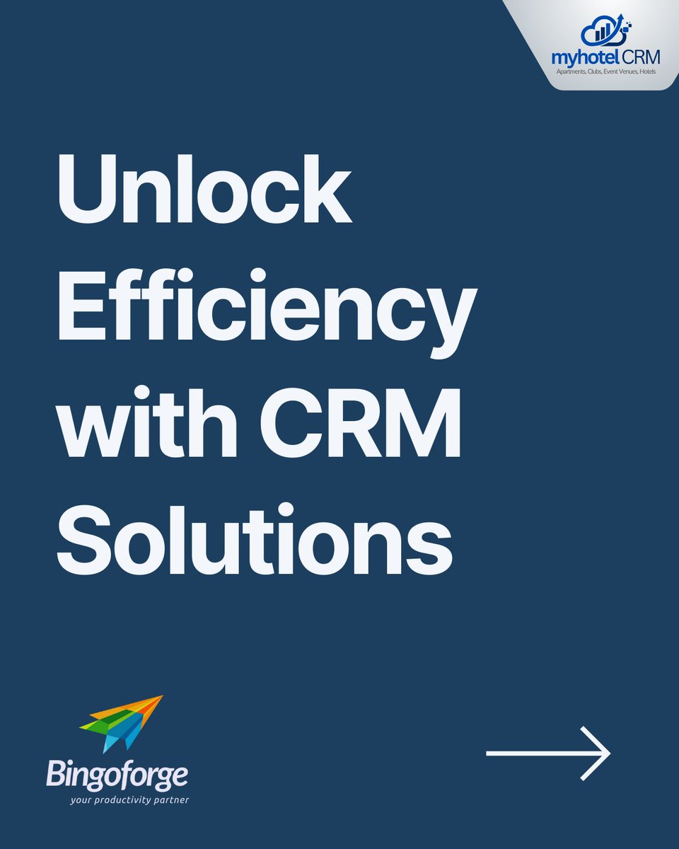 BingoForge's tweet image. #MyHotelCRM: Best CRM Solution!
🚀 Simplify your sales journey with smart solutions! 
✅ Focus on Leads
✅ Track Revenue 
✅ Customer Insights
✅ One-Click Proposals
Request Your FREE 
📱 +91 88503 97914 
📩 sales@bingoforge.com

#SmartSelling #SalesMadeSimple #LeadManagement