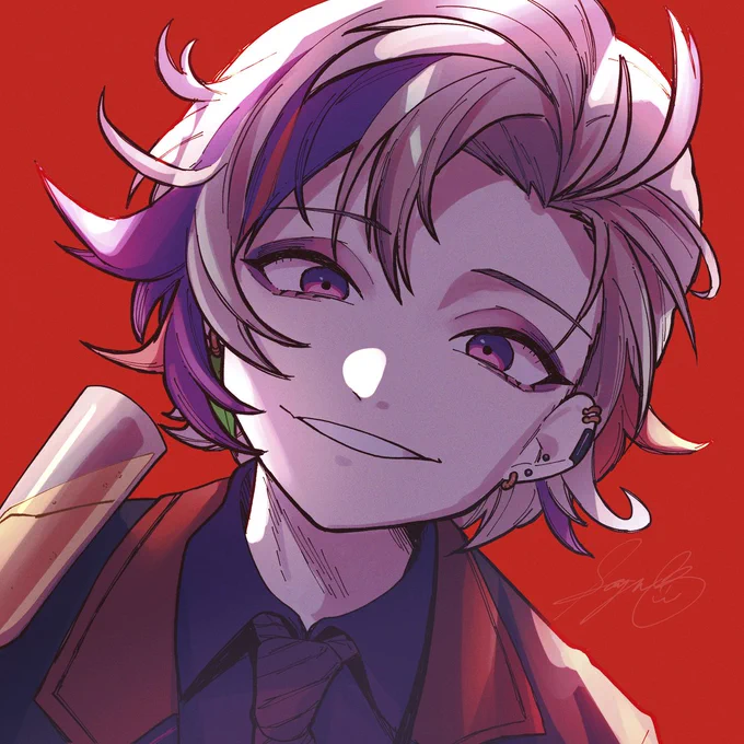 #絵スコートおつブギ～～! お顔とても書きやすかった～～～!描きたい表情でFAを描きました楽しかった～!! 