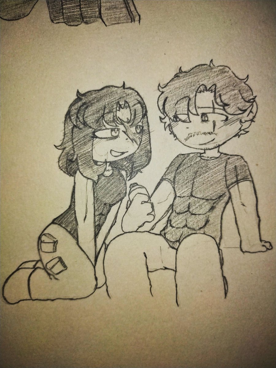 StarBulletXD's tweet photo. Hello chat, Meet Synthei, My Hellmet Oc (+My Bf's Hellmet oc that is unnamed)
I love em :3
#hellmet #hellmetoc https://t.co/XImNX0ciSJ