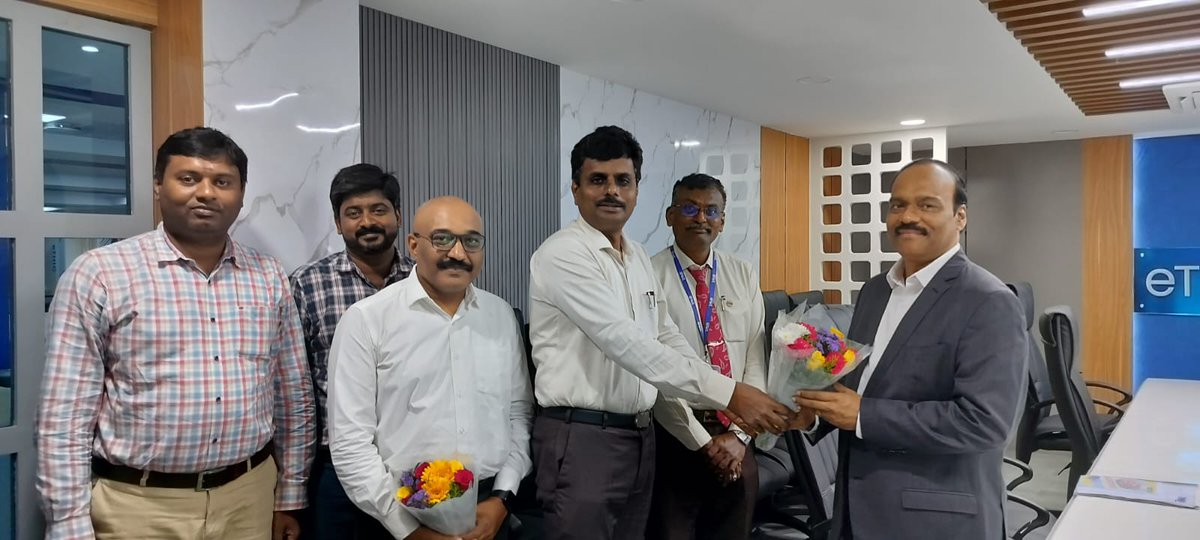 NCSSoft's tweet image. Client Visit!
It was a pleasure welcoming Mr. Ilangovan (GM) &amp;amp; Mr. Palanikumar (AGM) from Tamilnad Mercantile Bank to our office. Excited for what’s ahead!
#NCS #eTHIC #ncssoftsolutions #ClientVisit #Collaboration #Teamwork #Innovation #Networking