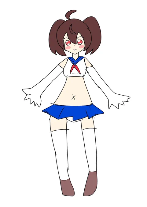 #お前のふざけた絵と真面目な絵を比較してみろどっちもかわええやろ?(圧) 