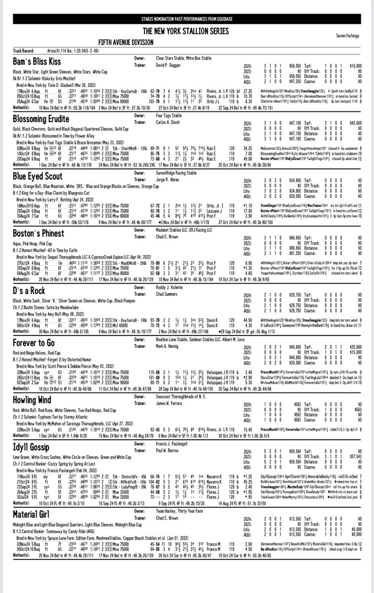 GoFinalFurlong's tweet photo. #StoneSmuggler nominated to the $500,000 stallion series stakes 12/14 @TheNYRA #Aqueduct @nytbreeders #NYBred 💎 🥷 https://t.co/YgYM2oSH7z