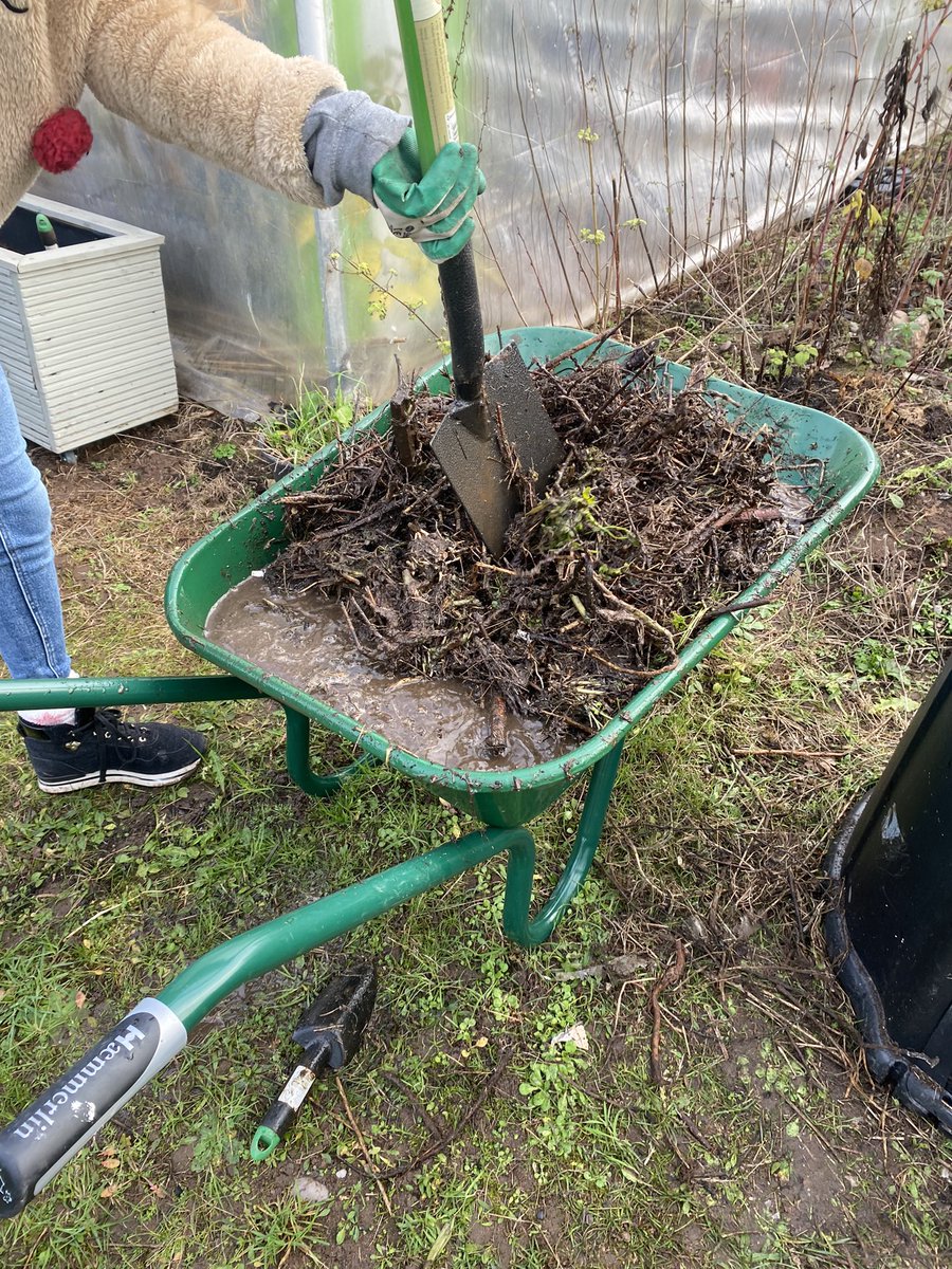 TheLiveTeam_'s tweet photo. Lovely Garden Group this morning with festive winter crafts &amp; tidying up the allotment @sherwoodoaksmhu 

#TakeNotice &amp; #KeepLearning @NottsHealthcare https://t.co/Q1xgGQdKdb