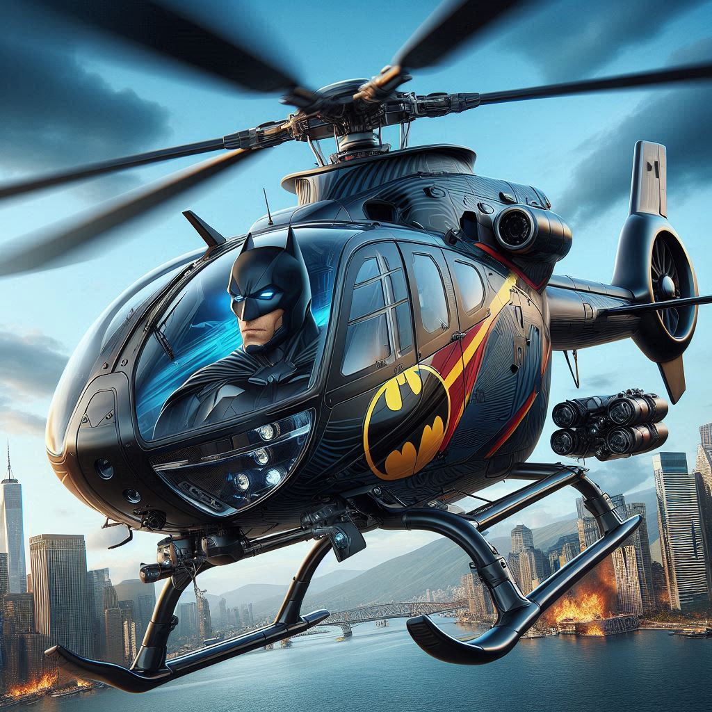 Batman best helicopter pilot.