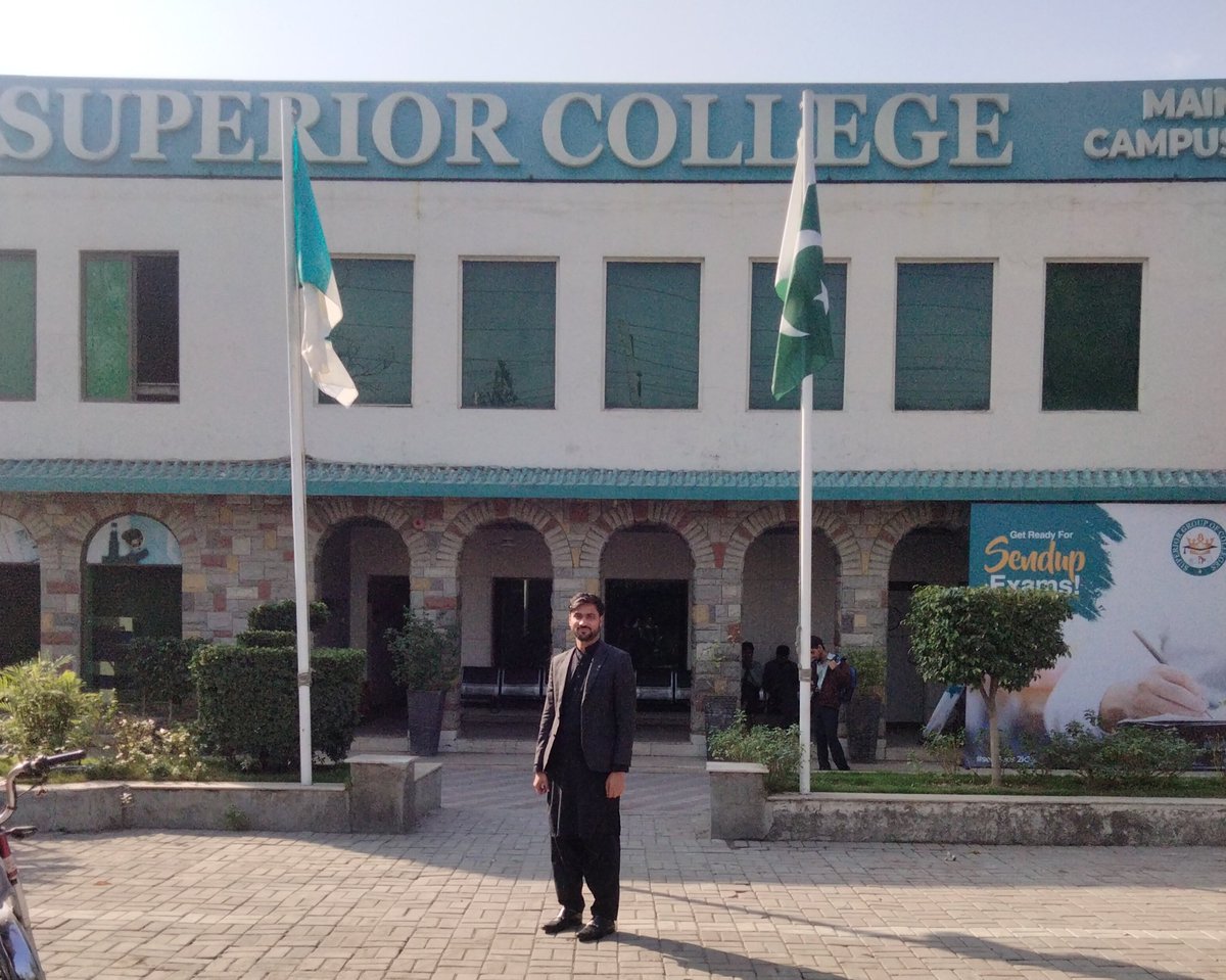 sultan_alighous's tweet image. Proud to be a part of #Superior_College_Main_Campus 
as a #lecturer of #Computer_Science