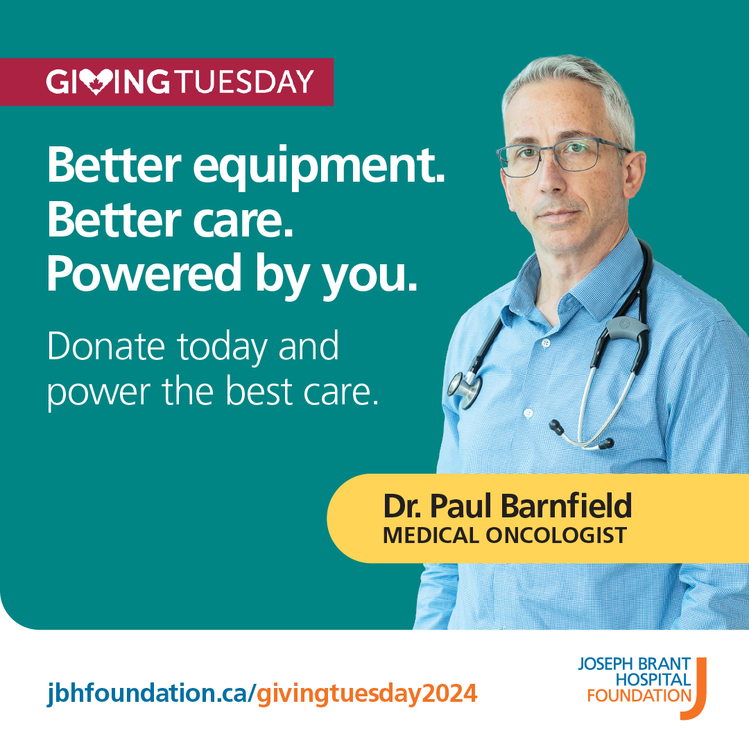 This Giving Tuesday, we're raising $25,000 for urgently needed equipment like IV poles, chemotherapy pumps, and blood pressure monitors. Your donation helps our healthcare team provide exceptional care. 

Donate today: jbhfoundation.ca/givingtuesday2…