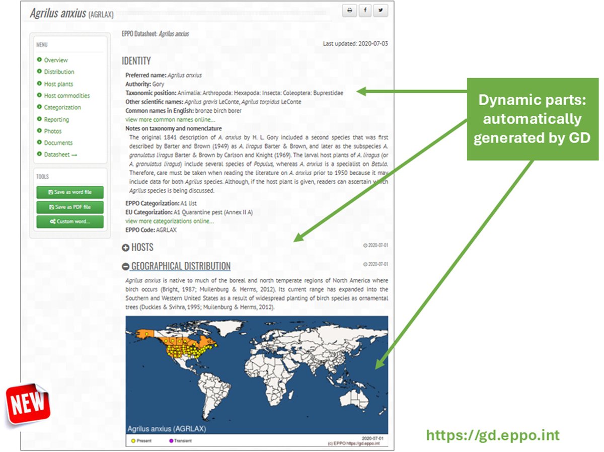 🌍 319 EPPO datasheets are now dynamic in the EPPO Global Database!

💡 This project involved 170+ authors from 40 countries &amp; the EPPO Secretariat.

Read more in Anne-Sophie Roy’s article: doi.org/10.1111/epp.13…

#PlantHealth #EPPO #Collaboration