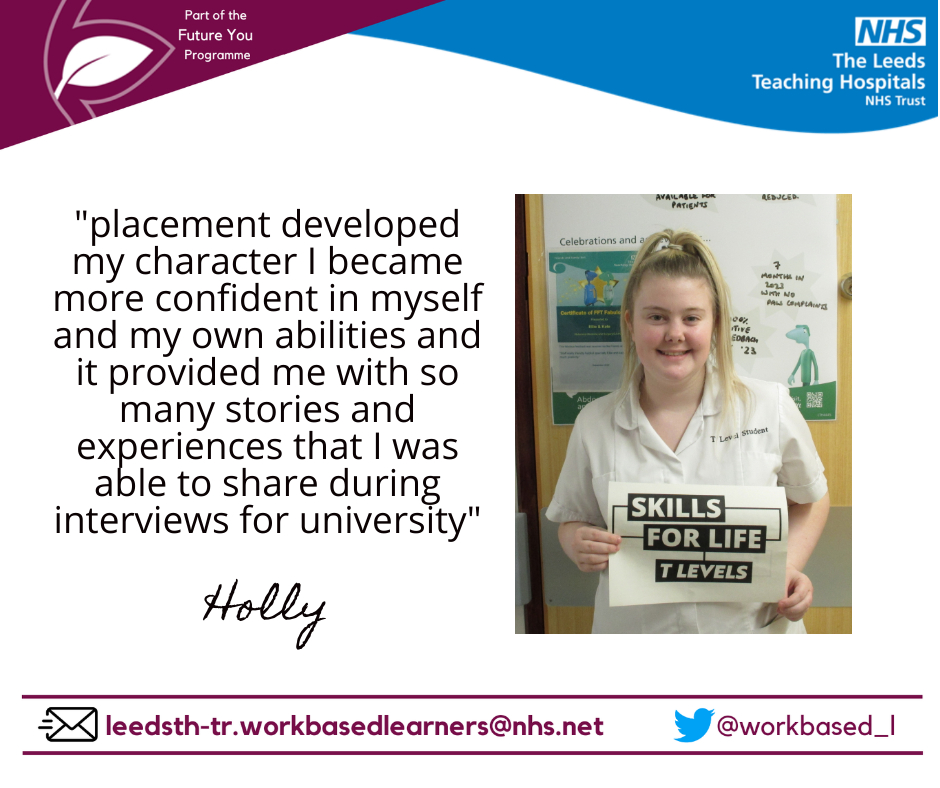 Work Based Learners LTHT tweet media