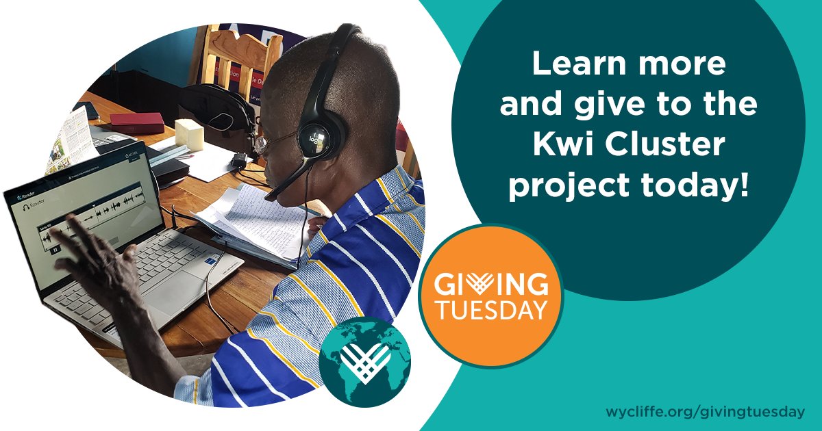 By supporting the Kwi Cluster project today, #GivingTuesday, you’re helping communities like the Kpeci, Woatsi and Idaaca receive Scripture in their own languages. 

Give today: bit.ly/3YZvMAK