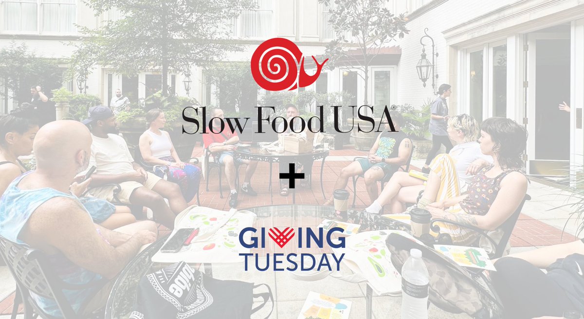 It's #GivingTuesday! Slow Food USA had an incredible year of convening and sharing knowledge and we look forward to what's to come in 2025. Please make a gift today as we work to achieve good, clean and fair food for all.🪴Donate here: slowfoodusa.org/donate/