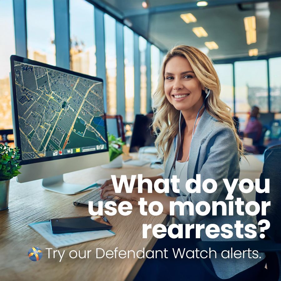 Captira's tweet image. 🚨 How are you monitoring defendant rearrests? 🚨

Get alerts if your defendants are rearrested anywhere* in the country. Our Defendant Watch is the ultimate tool to help your bail agency manage forfeitures and cut losses. 💼💵

#StayInformed #BailSolutions #DefendantWatch