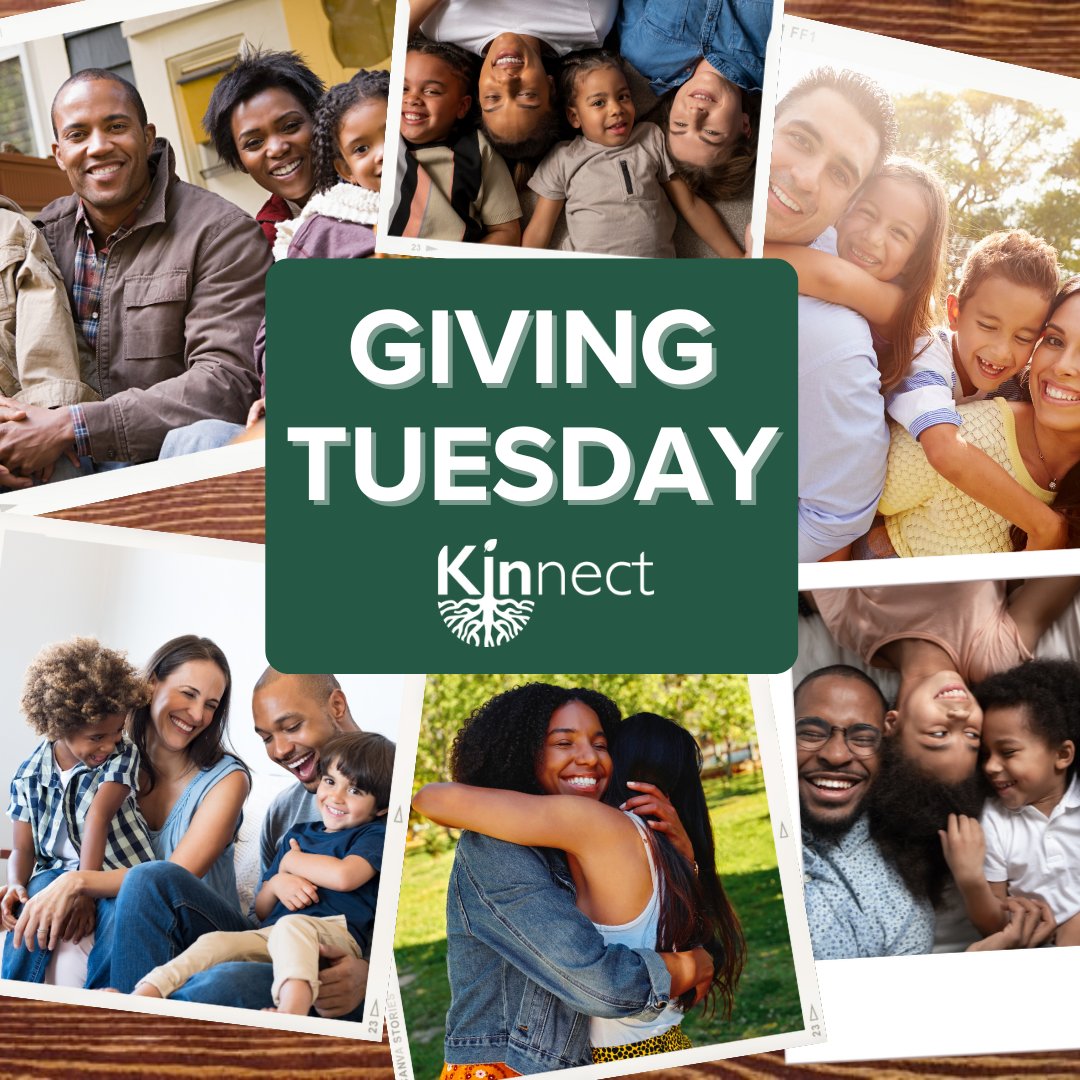 Today is Giving Tuesday! Your donation today will help Kinnect provide essential services like family search, one-on-one support, and resources to help families stay connected and thrive together. 

Donate today: kinnectohio.org/donate/
