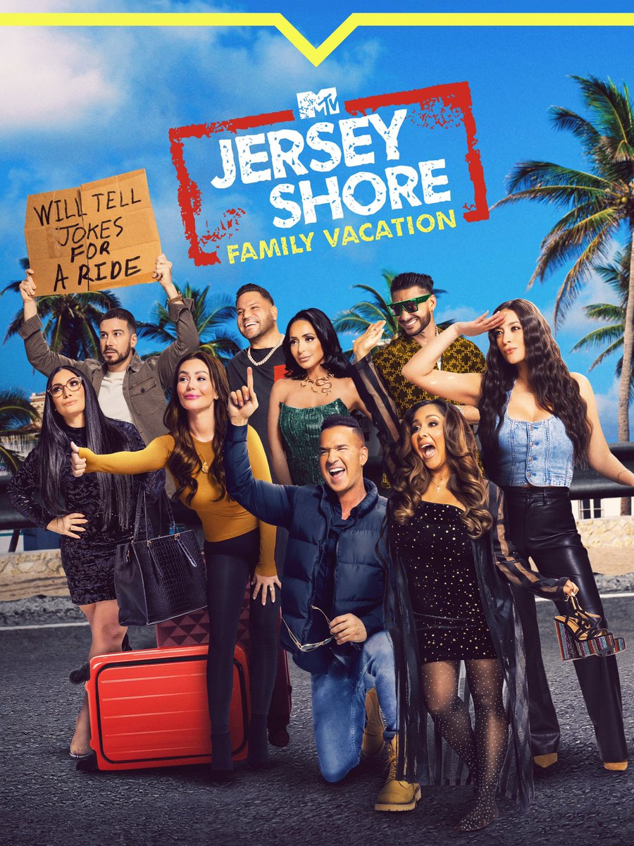4thwallinsider's tweet photo. After 6 seasons of the OG and soon to be 8 seasons of #JSFamilyVacation , @JerseyShore is officially 15 YEARS OLD! Thank you to the cast and crew for all the joy, laughter, tears, and more for the past 15 years! REALITY ROYALTY!

Season 1 ➡️ Season 6
Season 1 ➡️ Season 7B https://t.co/Xi3lnjovfT