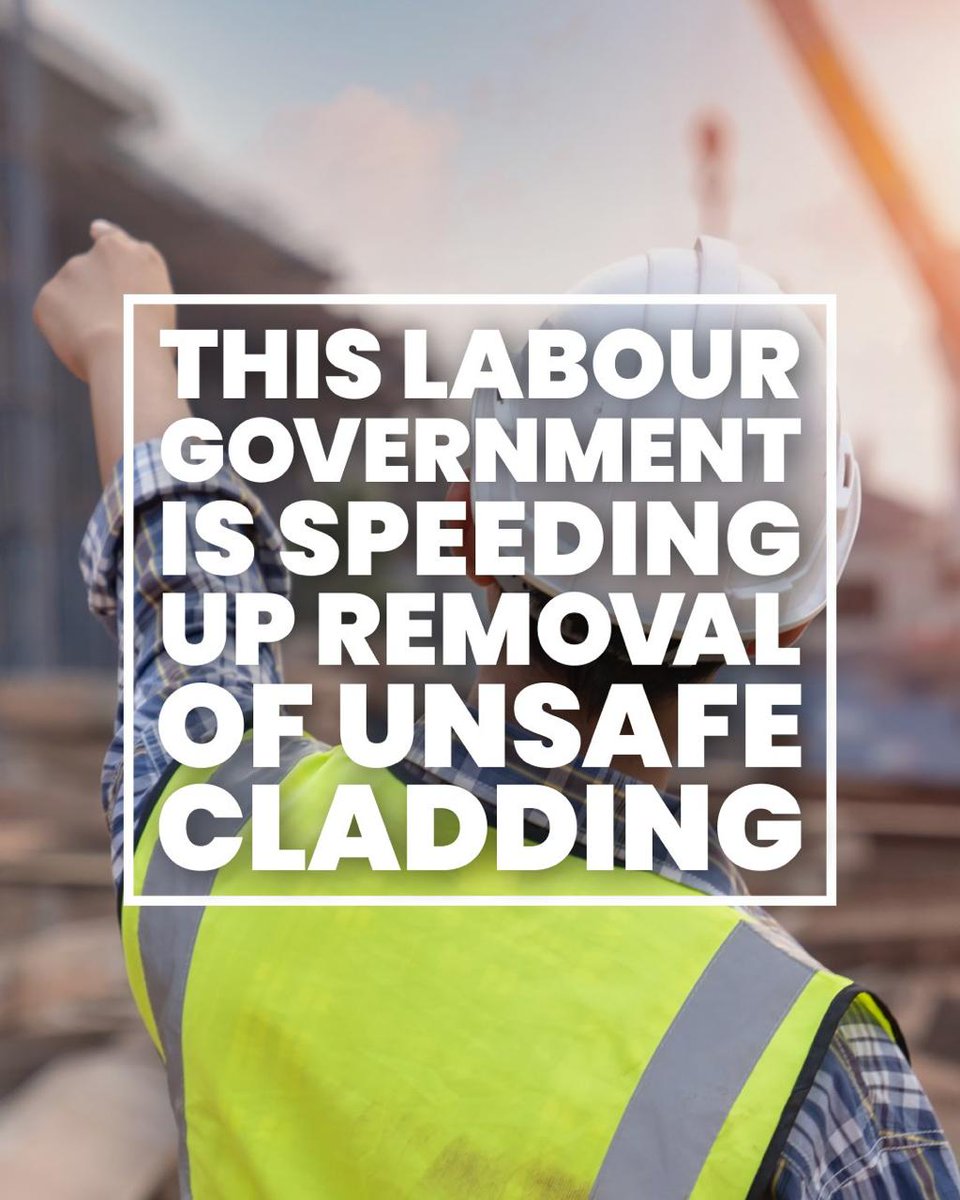 ezystan's tweet image. *This Labour Government is delivering change by setting out new targets to make sure properties are safe.* 🌹