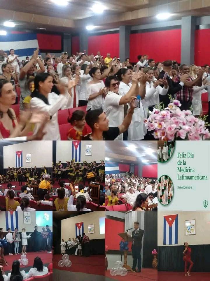 En el Día de la Medicina Latinoamericana llegue un fuerte abrazo y el mayor reconocimiento a todos los trabajadores del sector, en #BueyArriba  ¡Felicidades!
#BueyArriba
#ProvinciaGranma
 #CubaPorLaVida.
<a href="/DiazCanelB/">Miguel Díaz-Canel Bermúdez</a> 
<a href="/DrRobertoMOjeda/">Dr. Roberto Morales Ojeda</a> <a href="/PartidoPCC/">Partido Comunista de Cuba</a> 
<a href="/YudelkisOrtizB/">Yudelkis Ortiz Barceló</a>
